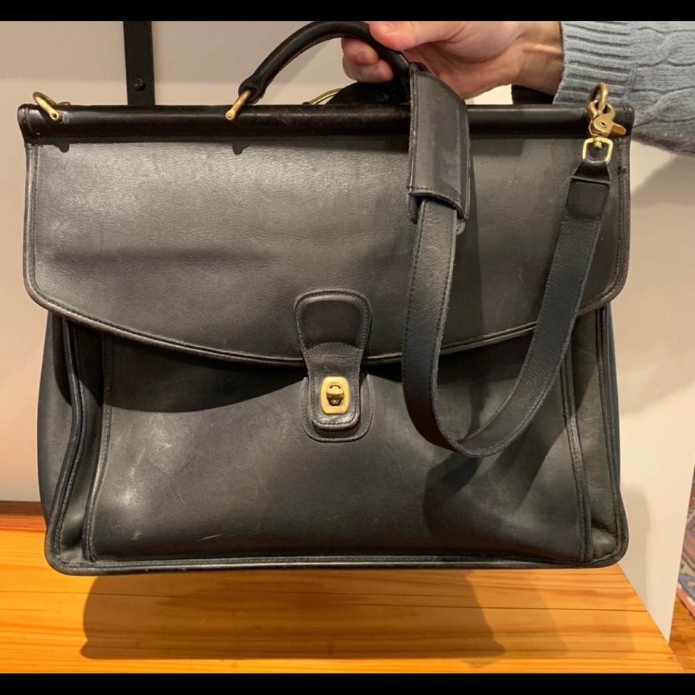 Vintage Coach 90s briefcase